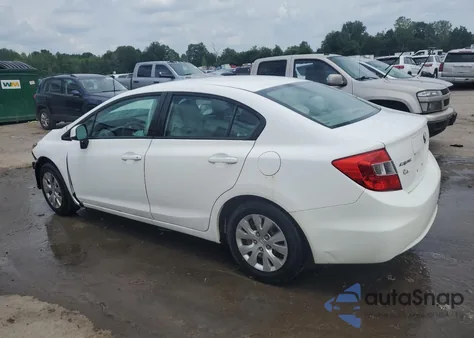 2012 Honda Civic Lx из США, поврежденный, VIN 19XFB2F59CE317001